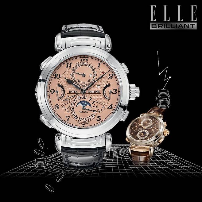 ‘그랜드마스터 차임 Ref. 6300A-010’ 워치. ‘그랜드마스터 차임 Ref. 6300GR-001’ 워치.