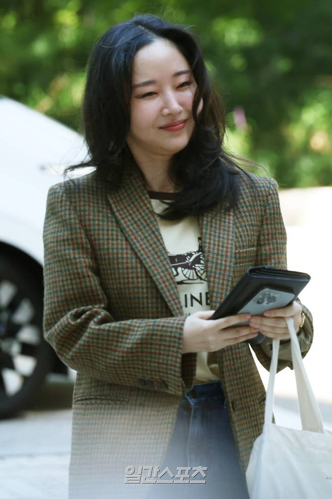 하이브와 민 전 대표 간 주주간계약 해지 및 풋옵션 관련 소송의 마지막 변론기일이 11일 서울중앙지방법원에서 열렸다. 민희진이 증인으로 출석하고 있다. 서병수 기자 qudtn@edaily.co.kr /2025.09.11/