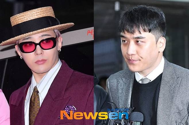 빅뱅 지드래곤(왼쪽)과 승리(뉴스엔DB)