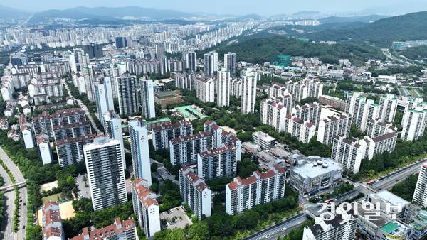 사진은 성남시 분당구에 위치한 한 아파트 단지 전경. /경인일보DB