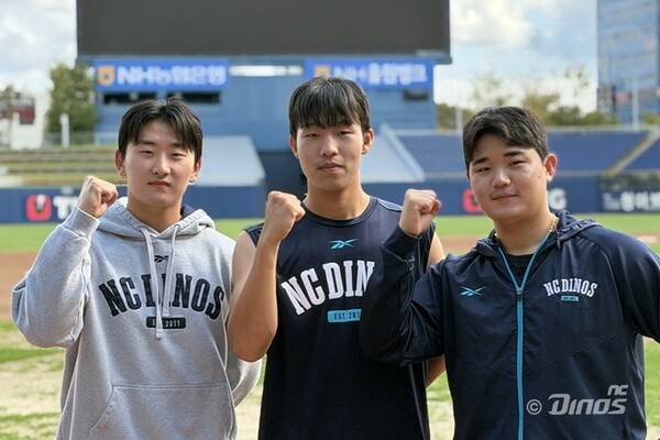NC 다이노스가 젊은 투수진의 성장과 역량 강화를 위해 투수 김녹원, 김태훈, 이준혁을 미국으로 파견한다(사진=NC)
