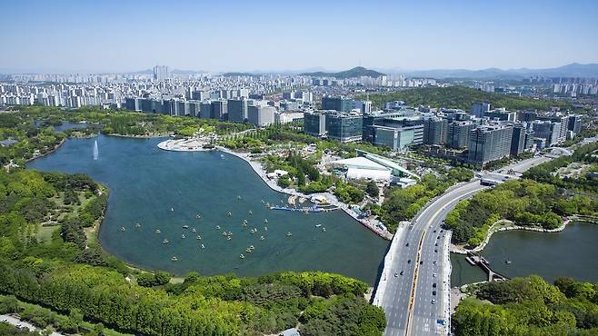 글로벌 한류 콘텐트 및 공연 거점 도시로의 비상을 꿈꾸는 고양시 전경. [중앙포토]