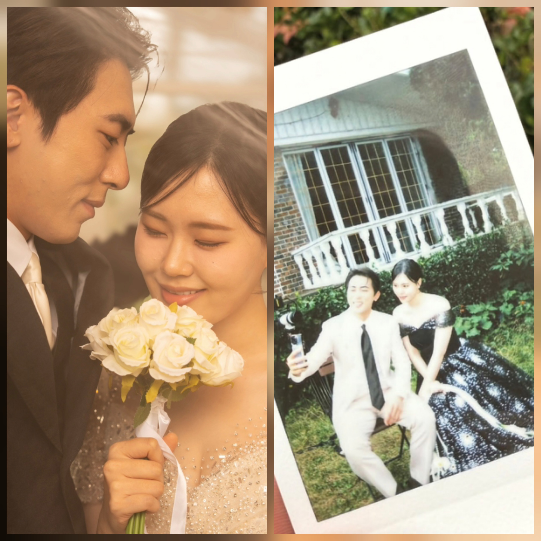 김원훈이 유쾌한 감성으로 가득한 ‘가짜 웨딩 화보’를 공개했다.사진=김원훈 SNS