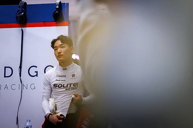 레이스를 준비 중인 박준의. 사진: 정영대 작가(@youngdaephoto)