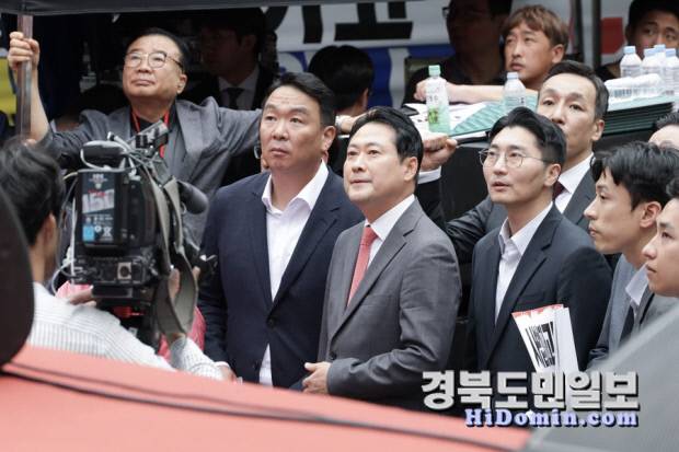 지난 9월 서울시청역 국민규탄대회때 모습.