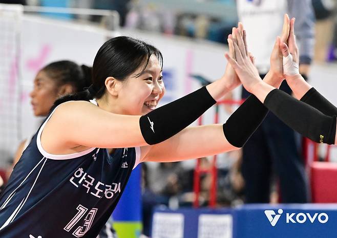 한국도로공사 이지윤. 사진 | 한국배구연맹