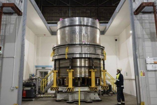 소형 모듈 원자로(SMR) 핵심 부품인 압력 선체. 셰필드 포지마스터