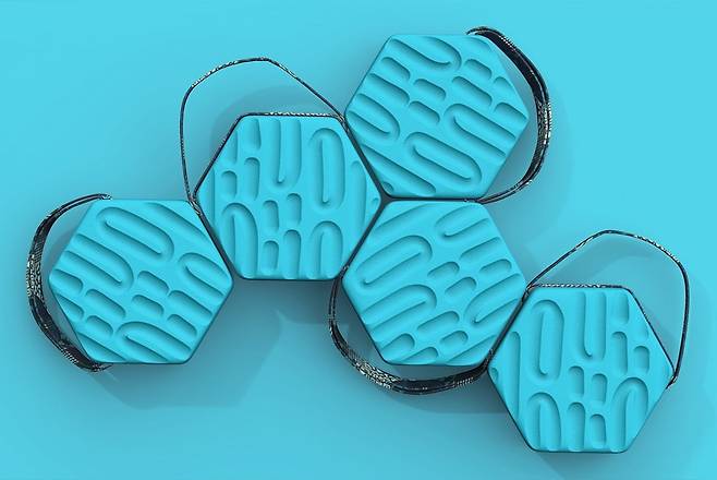 자자 에너지 허브가 선보인 태양광 배터리 임대 시스템. 서울디자인어워드 제공