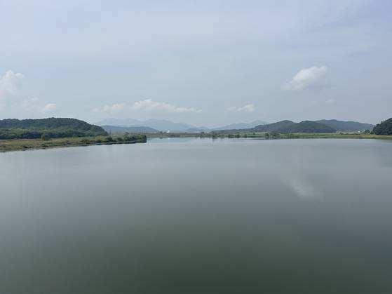 First sight of the Nakdong River on Sept. 30. [JIM BULLEY]
