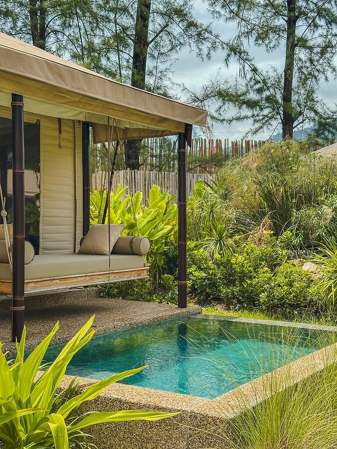 트윈팜스 텐티드 캠프 푸껫 객실 / 사진=권효정 여행+ 기자