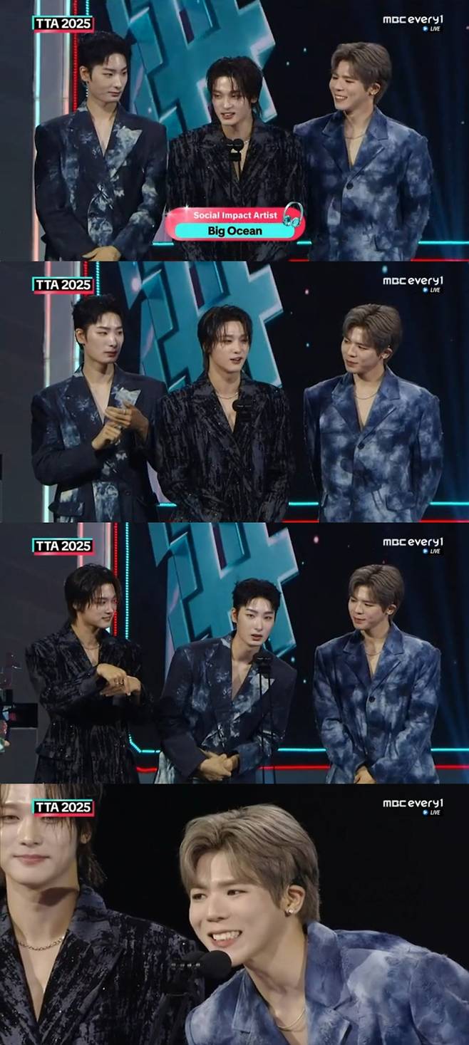 빅오션, '틱톡 어워즈 2025' 소셜 임팩트 아티스트상 수상