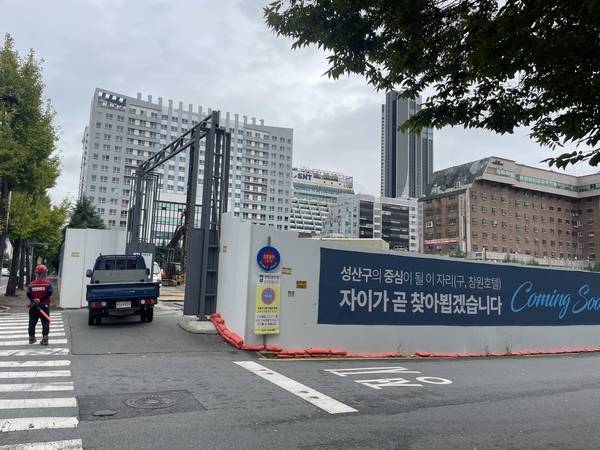 GS건설은 창원호텔 터에 주상복합아파트를 건설할 계획이다. 단지명은 정해지지 않았다. /이미지