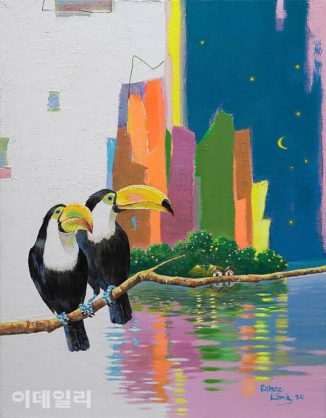 강라희 ‘도시 속 고요’(2025 사진=작가)