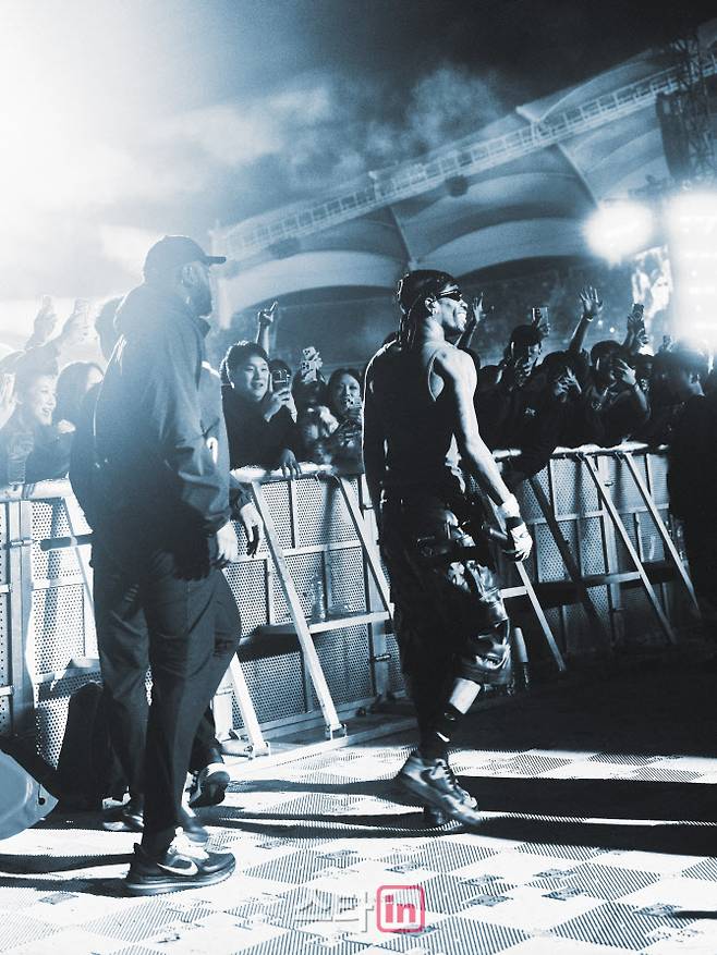 트래비스 스캇 내한공연 현장(사진=Khan jaehun)