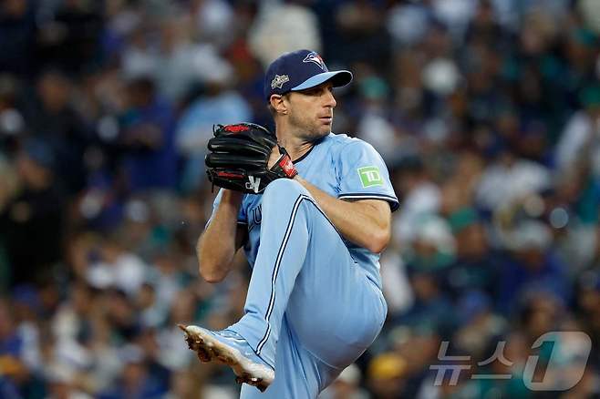 토론토 블루제이스의 맥스 슈어저. ⓒ AFP=뉴스1