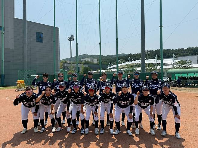 소프트볼 국가대표팀. (대한야구소프트볼협회 제공)