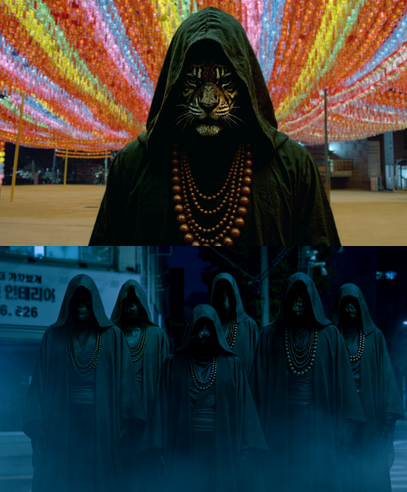 권한슬 AI 연출은 "중간계'의 후반작업은 3~4개월 정도 걸렸고 약 20명 넘게 참여했다"고 설명했다. /CJ CGV