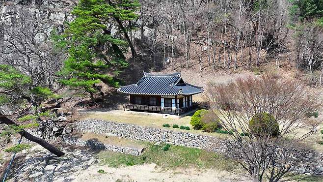 안동 고산정 일대 모습 [연합뉴스/국가유산청 제공]