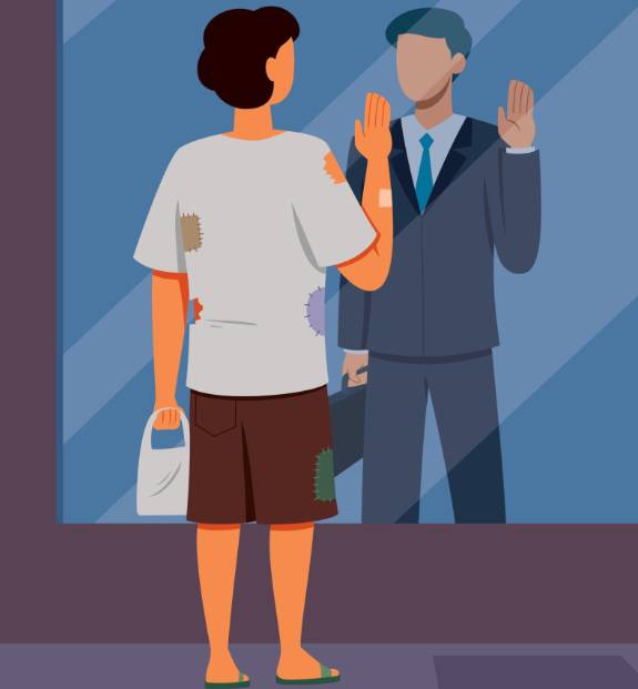 부유한 가정의 친아들이었던 A씨는 불우한 가정에서 어렵게 살아왔다고 한다. 사진은 본 기사 내용과 무관. [사진=Vecteezy @Martin Malchev]