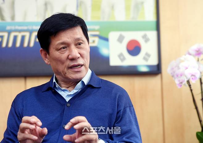 KBO 허구연 총재가 스포츠서울과 인터뷰를 하고 있다. 사진 | 최승섭기자 thunder@sportsseoul.com