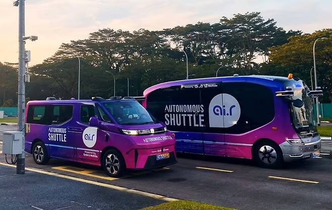 싱가포르에서 운행할 위라이드 자율주행 셔틀 차량