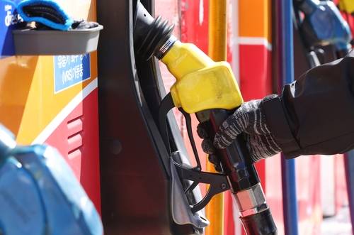 서울 시내 한 주유소. [자료:연합뉴스]