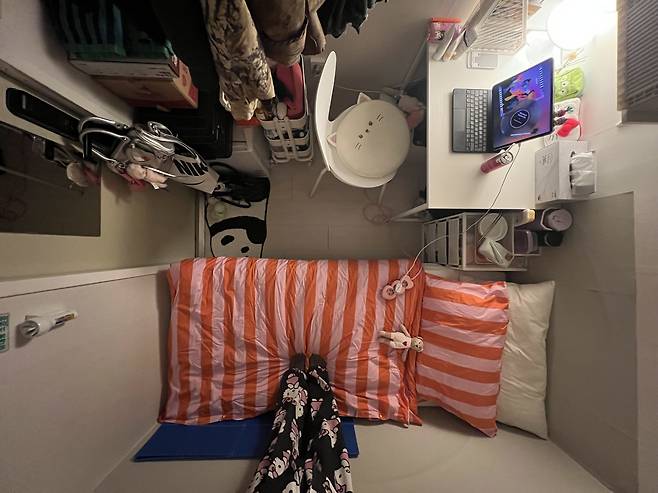 Lydia Rouka's gosiwon (small, affordable single-room housing) room [LYDIA ROUKA]