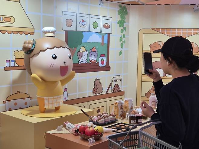 ‘마루는 강쥐’ 팝업스토어. <한국콘텐츠진흥원>