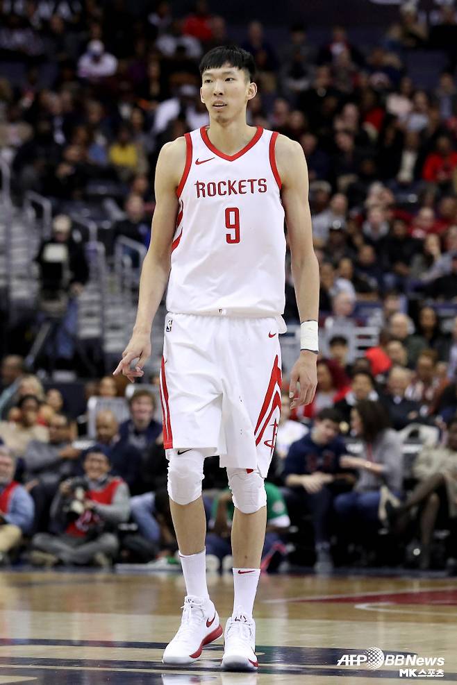 미국 프로농구 NBA 휴스턴 로키츠에 몸담았던 저우치. 사진=AFPBBNews=News1