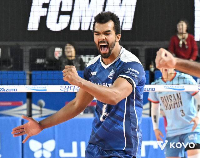 삼성화재 아히./KOVO