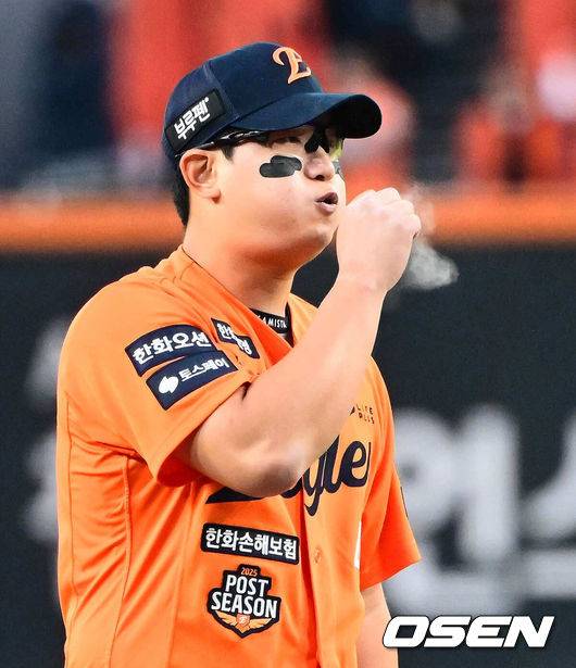 [OSEN=지형준 기자] 한화 김서현. 2025.10.18 / jpnews@osen.co.kr