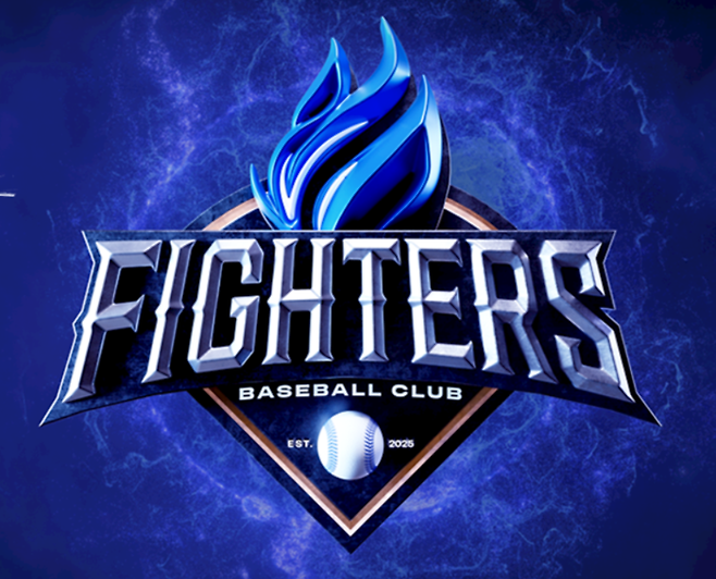 새 예능 ‘불꽃야구’의 불꽃 파이터즈 로고 이미지. 사진 스튜디오 C1