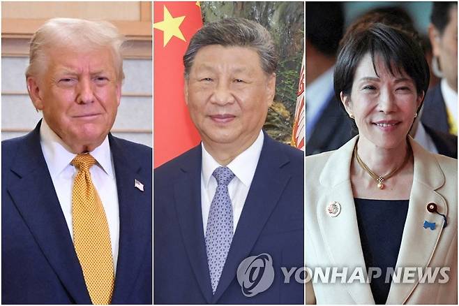 미중일 정상 [AFP·신화·로이터=연합뉴스 자료사진. 재판매 및 DB 금지]