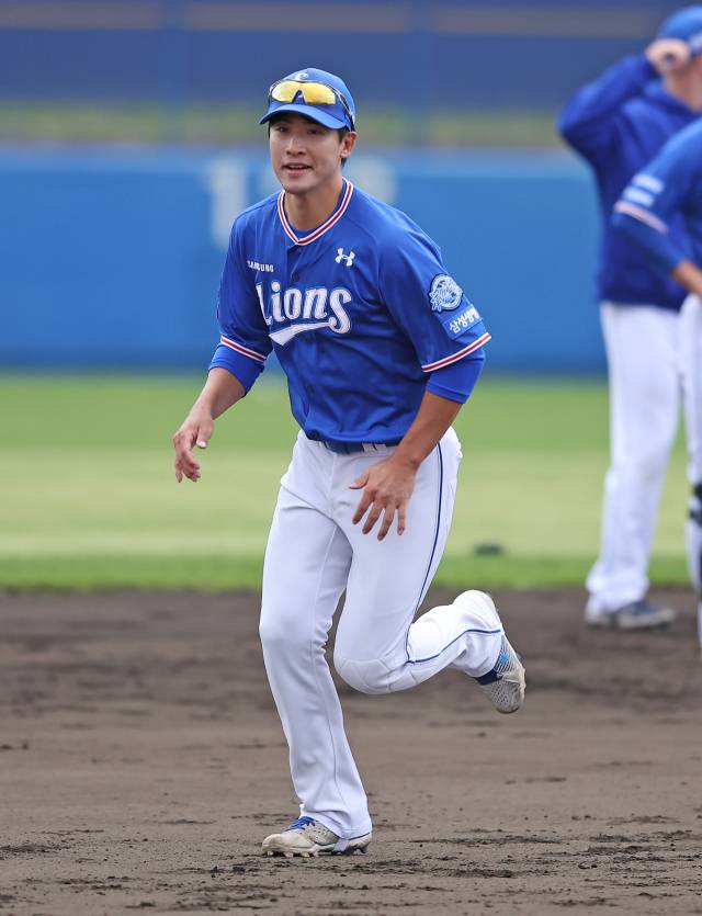 삼성 라이온즈의 강한울. 삼성 제공