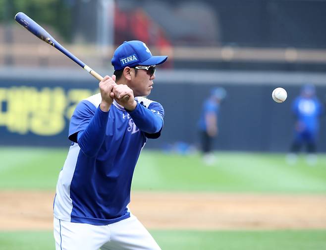 2022시즌 삼성 조동찬 코치. 사진 | 삼성 라이온즈