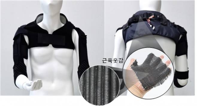 근육 약화 환자를 위한 어깨 보조 로봇. 기계연 제공