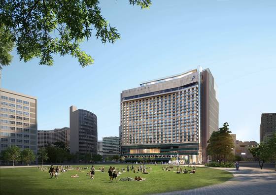 서울 중구 소공1지구 더플라자호텔 리모델링 투시도. [사진 서울시]