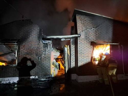 ▲ 화천 단독주택 화재 현장 [강원특별자치도소방본부 제공]