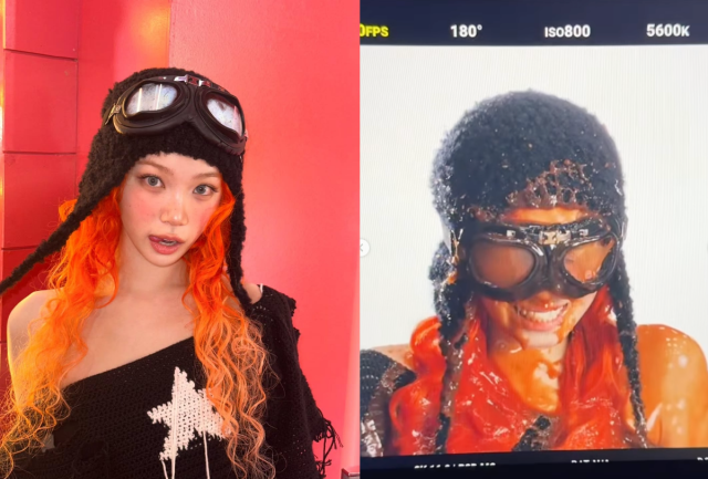 르세라핌 채원이 파격적 콘셉트를 소화했다. / 채원 인스타그램