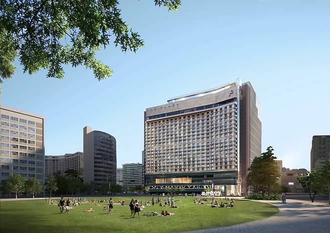 소공1지구 더플라자호텔 투시도 [자료=서울시]