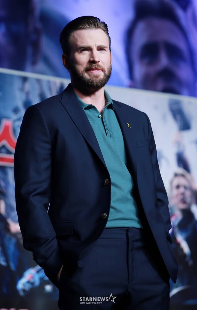 할리우드 배우 크리스 에반스 /사진=김창현 기자 chmt@