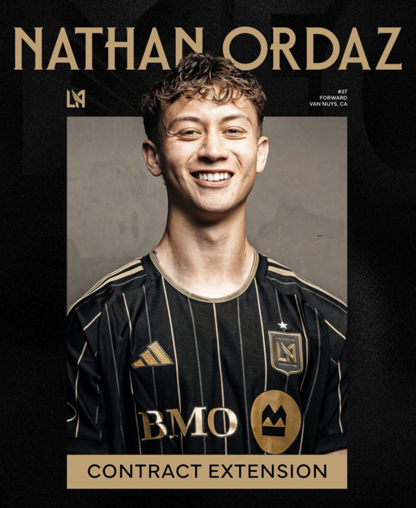 나탄 오르다스(LAFC). LAFC 인스타그램 캡처