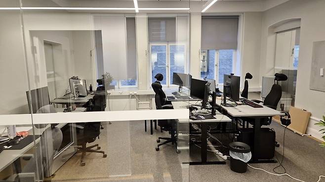 ▲ 금요일엔 재택 근무가 대부분이다 보니 빈 공간이 많았다.