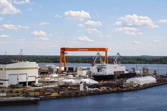 미국 펜실베이니아주 필라델피아 한화 필리조선소 전경. 김현동 기자