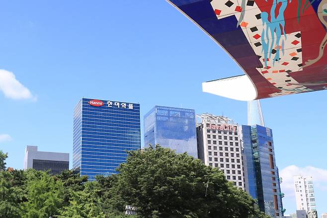 한미약품의 올 3분기 실적이 공개됐다. 사진은 한미약품 본사. /사진=한미약품