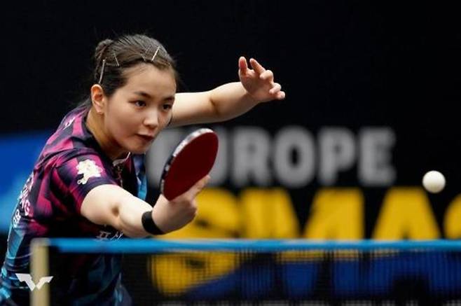 한국 여자 탁구 기대주 김나영. WTT 인스타그램 캡처