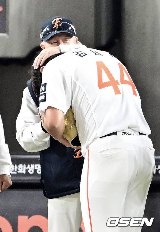 김서현에 무한 신뢰 보낸 김경문 감독 [사진=박준형 기자 /soul1014@osen.co.kr]