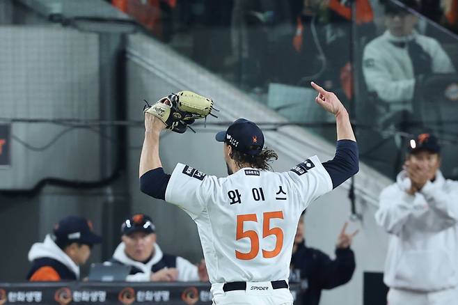 한화 라이언 와이스. 연합뉴스