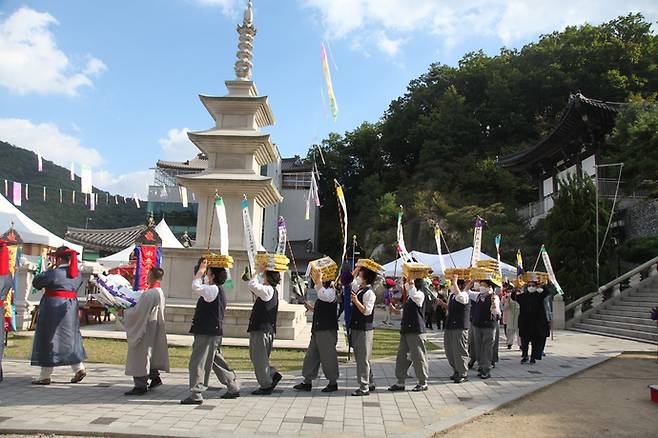 청련사 생전예수재 모습. 사진=청련사