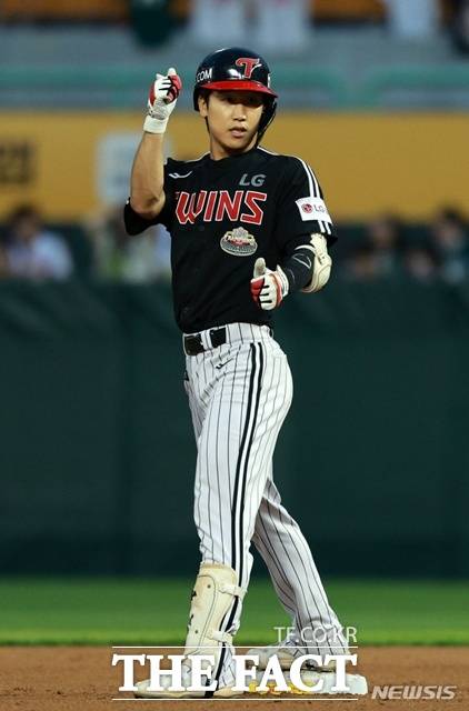 LG 구본혁의 순간적인 판단 하나가 팀을 우승으로 이끌었다. /대전=뉴시스